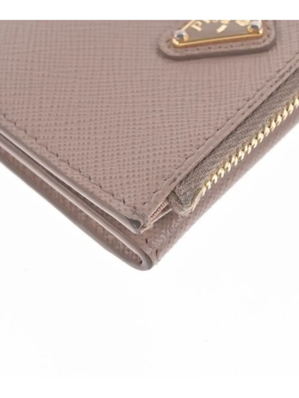 Prada Card Case Card Holders Beige
